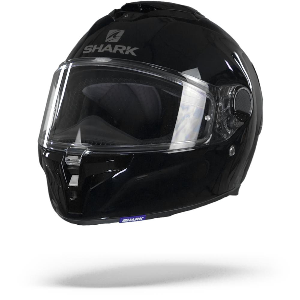 Image of Shark Spartan GT BLK Blank Black Full Face Helmet Size XL EN