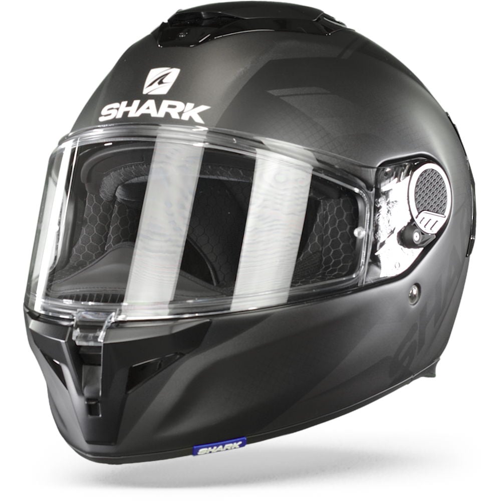 Image of Shark Spartan GT Blank Mat Bcl Micr Black Anthracite Anthracite Kaa Full Face Helmet Talla 2XL