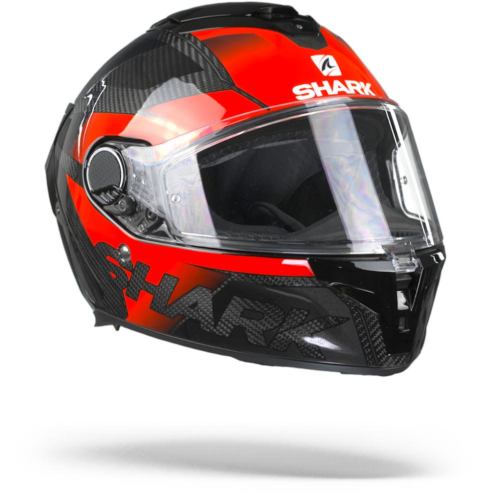 Image of Shark Spartan GT Carbon Shestter DRA Carbon Red Anthracite Full Face Helmet Size 2XL ID 3664836391717