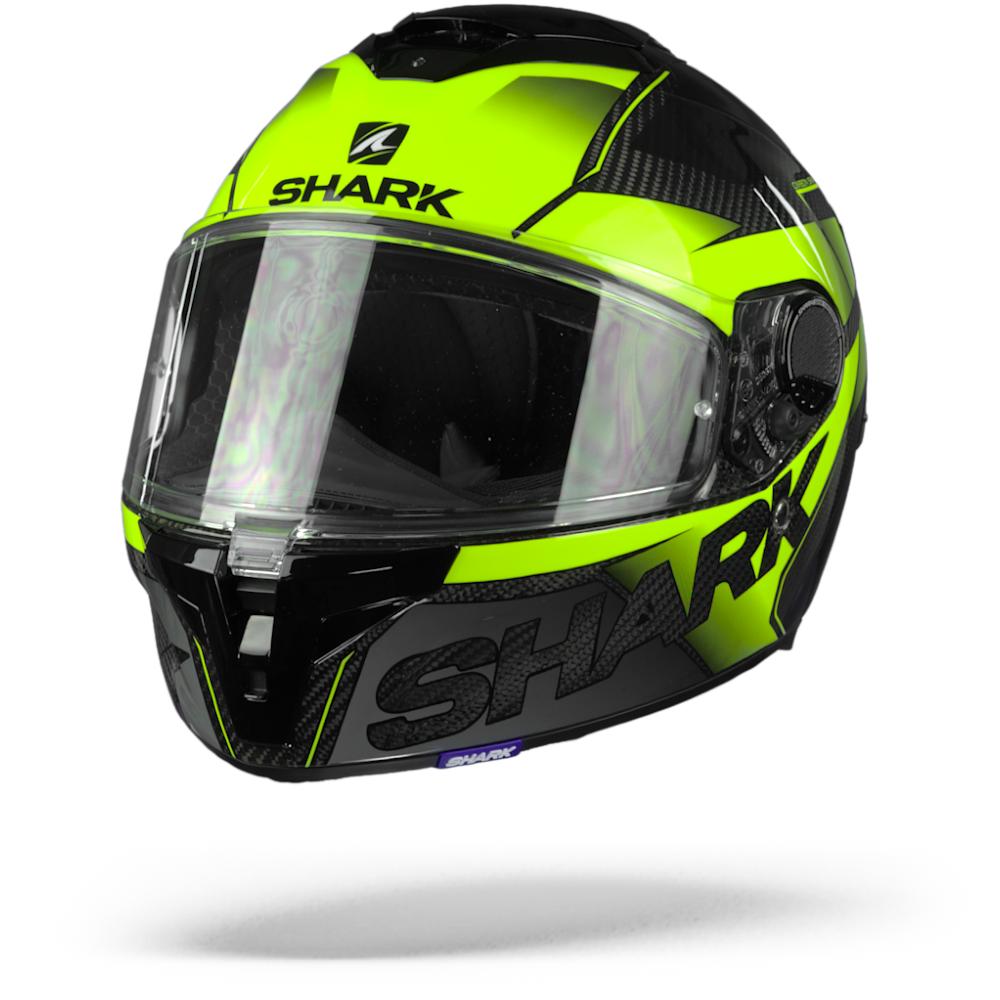 Image of Shark Spartan GT Carbon Shestter DYY Carbon Yellow Yellow Full Face Helmet Size 2XL ID 3664836391953