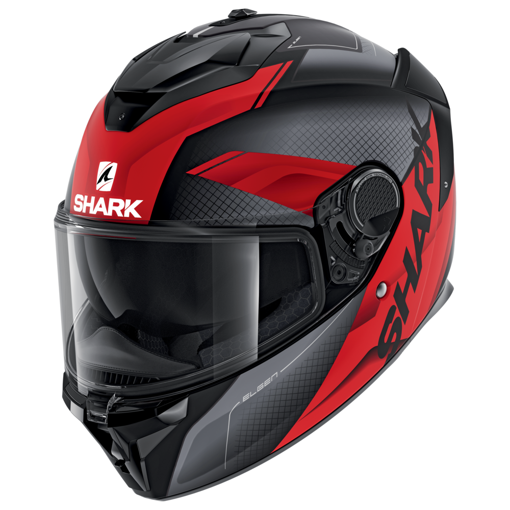 Image of Shark Spartan GT Elgen Mat Bcl Micr Black Anthracite Red Kar Full Face Helmet Size 2XL EN