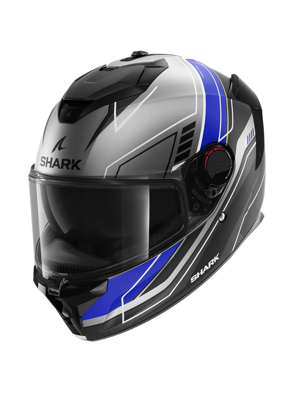 Image of Shark Spartan GT Pro Toryan Mat Anthracite Blue Black ABK Full Face Helmet Talla 2XL