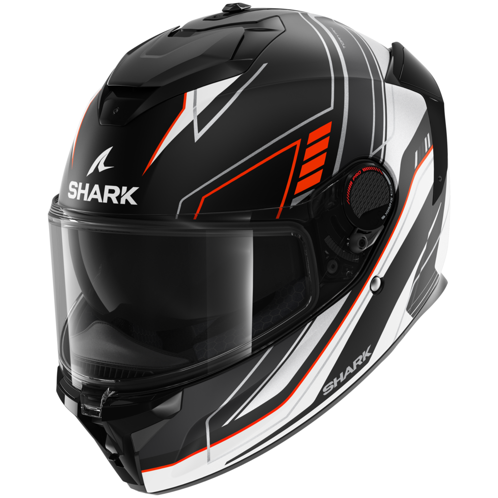 Image of Shark Spartan GT Pro Toryan Mat Black Orange Silver KOS Full Face Helmet Size 2XL EN