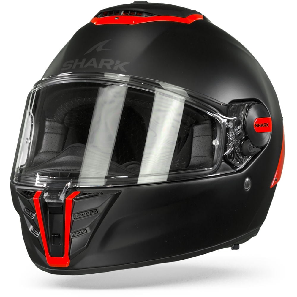 Image of Shark Spartan RS Blank Mat Sp Black Orange Black KOK Full Face Helmet Size 2XL EN