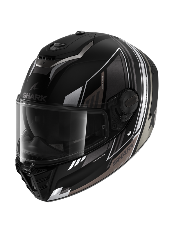 Image of Shark Spartan RS Byhron Mat Black Anthracite Chrom KAU Full Face Helmet Size 2XL EN