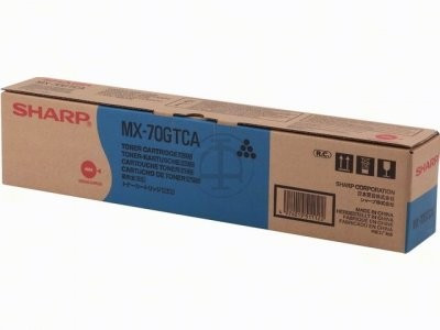 Image of Sharp MX-70GTCA azuriu (cyan) toner original RO ID 6212