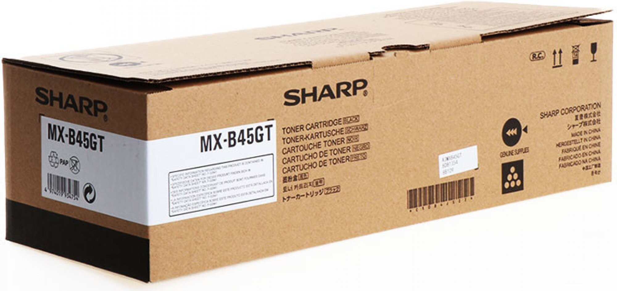 Image of Sharp originálny toner MX-45GTBA black 36000 str Sharp MX3500 MX4500 SK ID 15022
