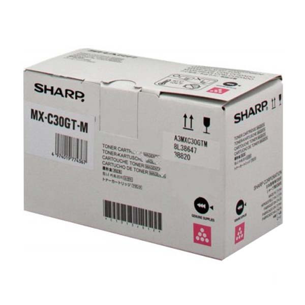 Image of Sharp originálny toner MX-C30GTM magenta 6000 str Sharp MX-C250FE/C300WE SK ID 15049