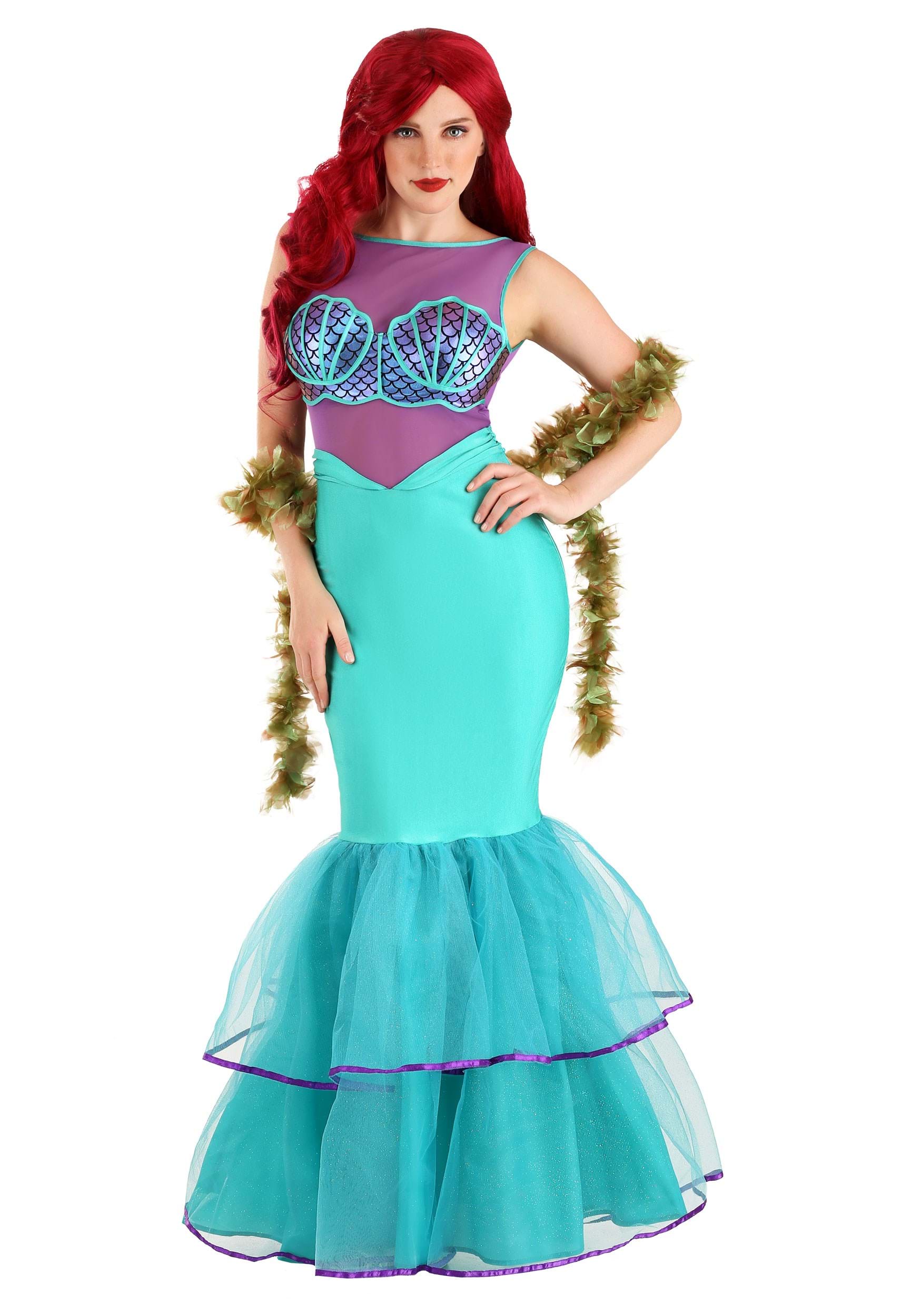 Image of Shell-a-brate Women's Mermaid Costume ID FUN1237AD-L