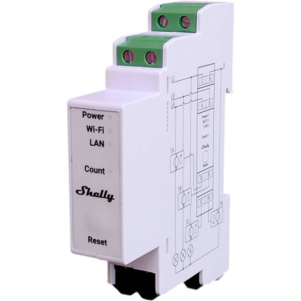 Image of Shelly Pro 3EM 400A Electricity meter Bluetooth Wi-Fi
