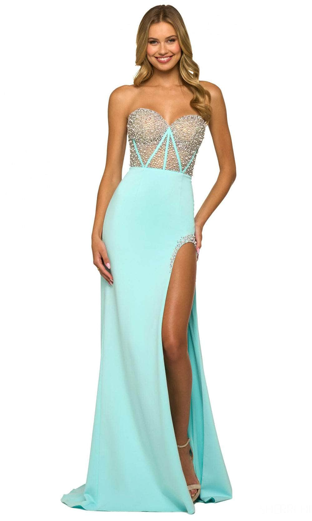 Image of Sherri Hill 55320 - Pearl Prom Dress