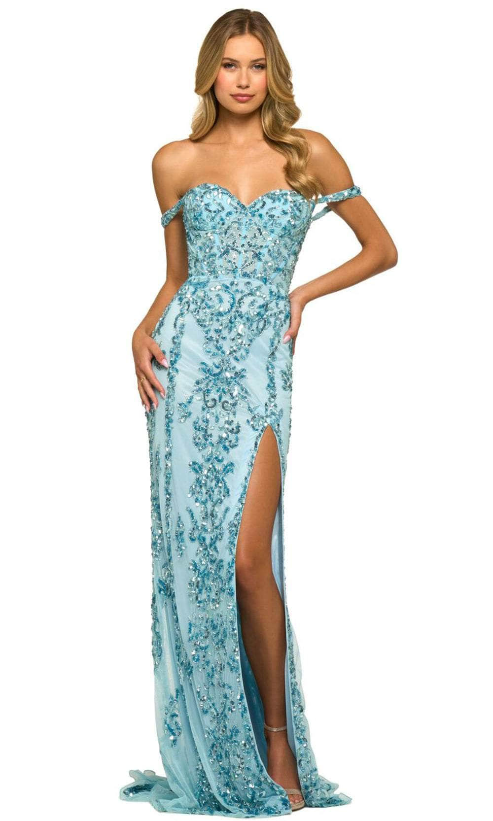 Image of Sherri Hill 55445 - Sweetheart Plus Size Prom Gown