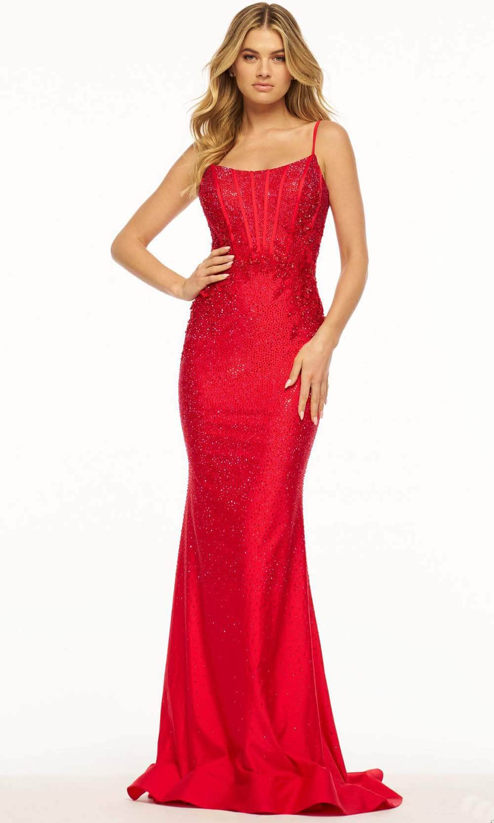 Image of Sherri Hill 55988 - Sleeveless Scoop Neck Dress