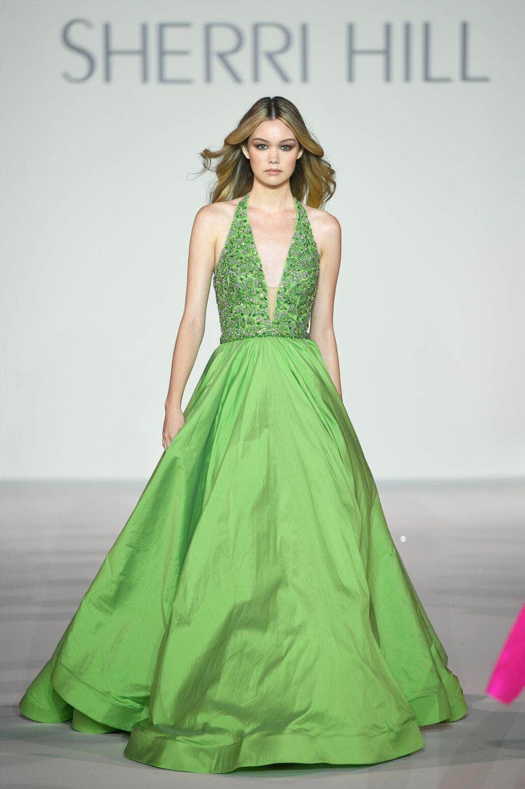 Image of Sherri Hill 56213 - Plunging Halter Gown