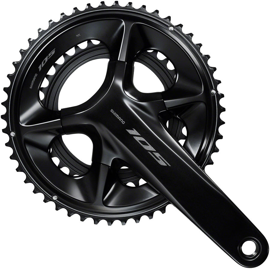 Image of Shimano 105 FC-R7100 Crankset - 175mm 12-Speed 52/36t 110 Asymmetric BCD Hollowtech II Spindle Interface Black