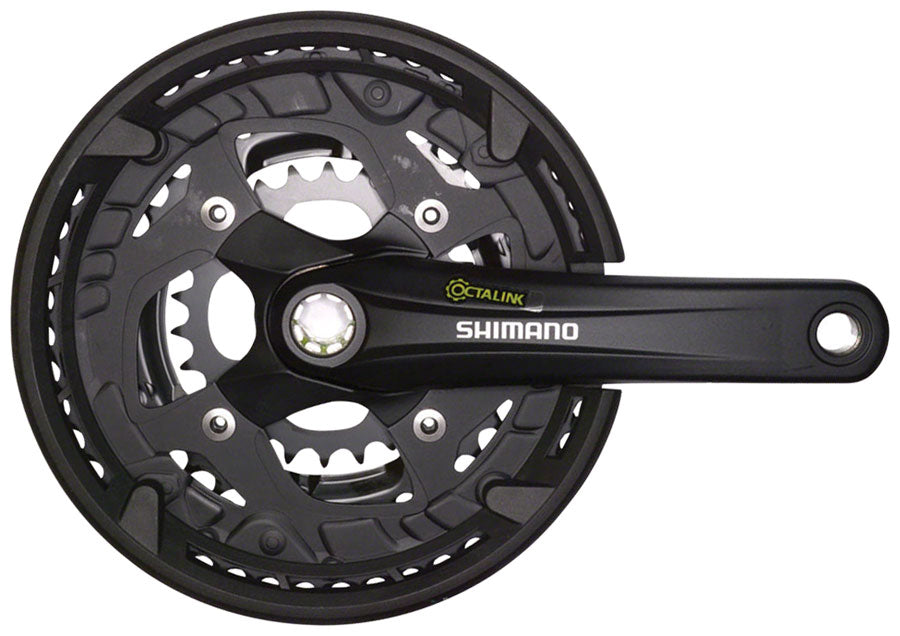 Image of Shimano Alivio FC-T4010 Crankset - 9-Speed 104/64 BCD Shimano Octalink V2 Spindle Interface