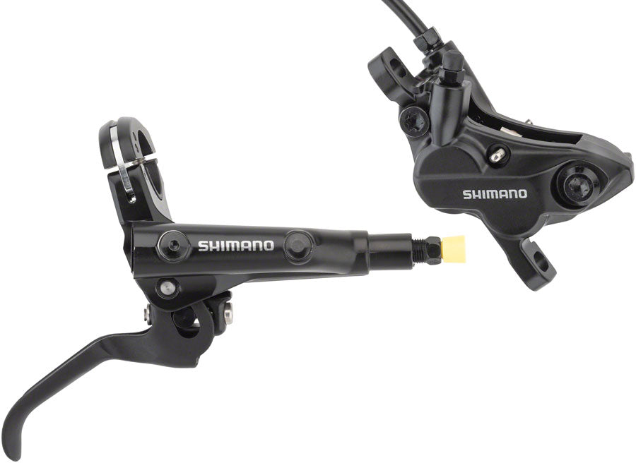 Image of Shimano Deore BL-MT501/BR-MT520 Disc Brake and Lever - Hydraulic Post Mount Black