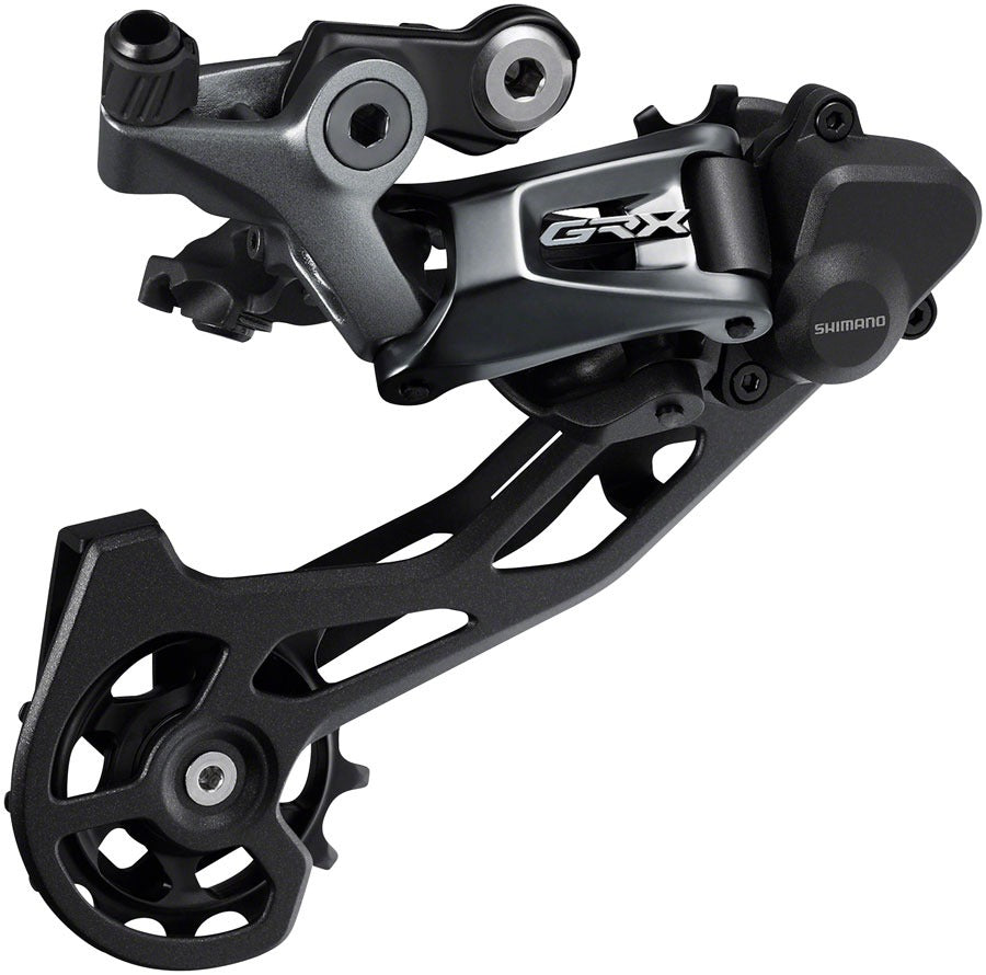 Image of Shimano GRX RD-RX810 Rear Derailleur - 11-Speed Long Cage Black With Clutch For 1x and 2x 34t Low Sprocket Max
