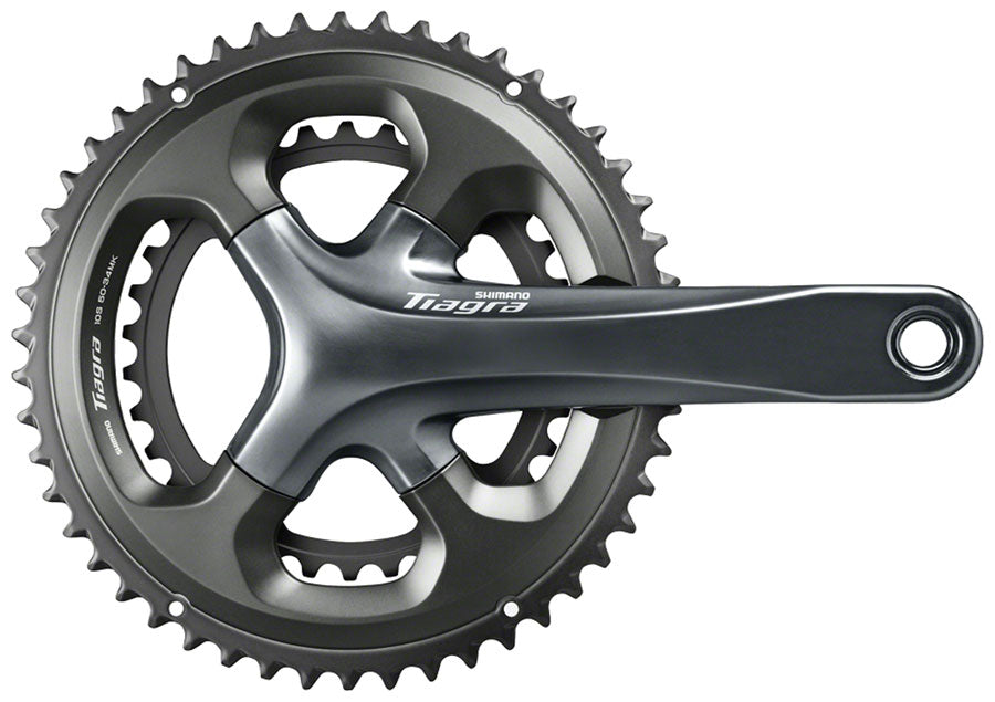 Image of Shimano Tiagra FC-4700 Crankset - 1725mm 10-Speed 48/34t 110 Asymmetric BCD Hollowtech II Spindle Interface Gray