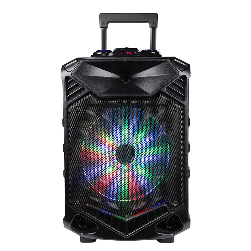 Image of Shinco PI12 Bluetooth Speakers DJ Light Speaker High Power Column 12 innch Woofer Portable Karaoke Speaker with Micropho