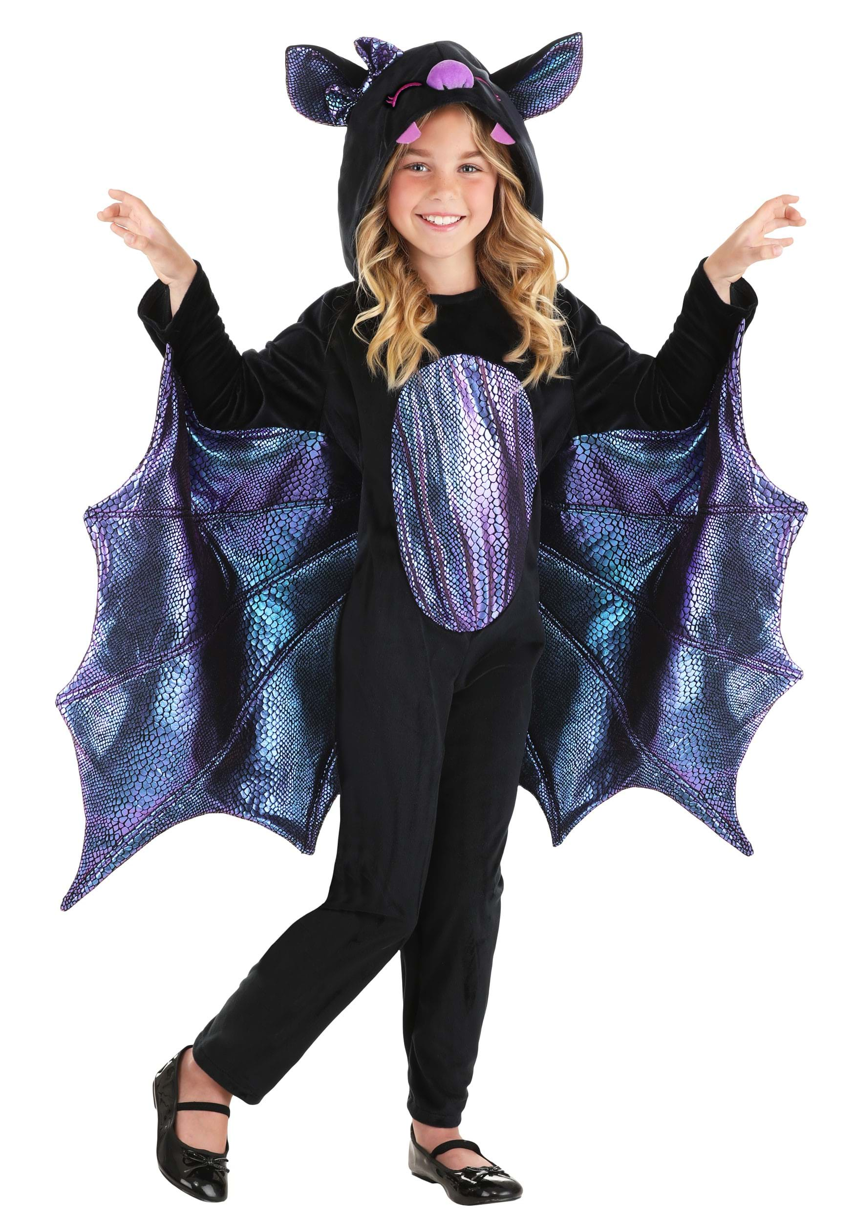 Image of Shiny Bat Kid's Costume ID FUN2822CH-M