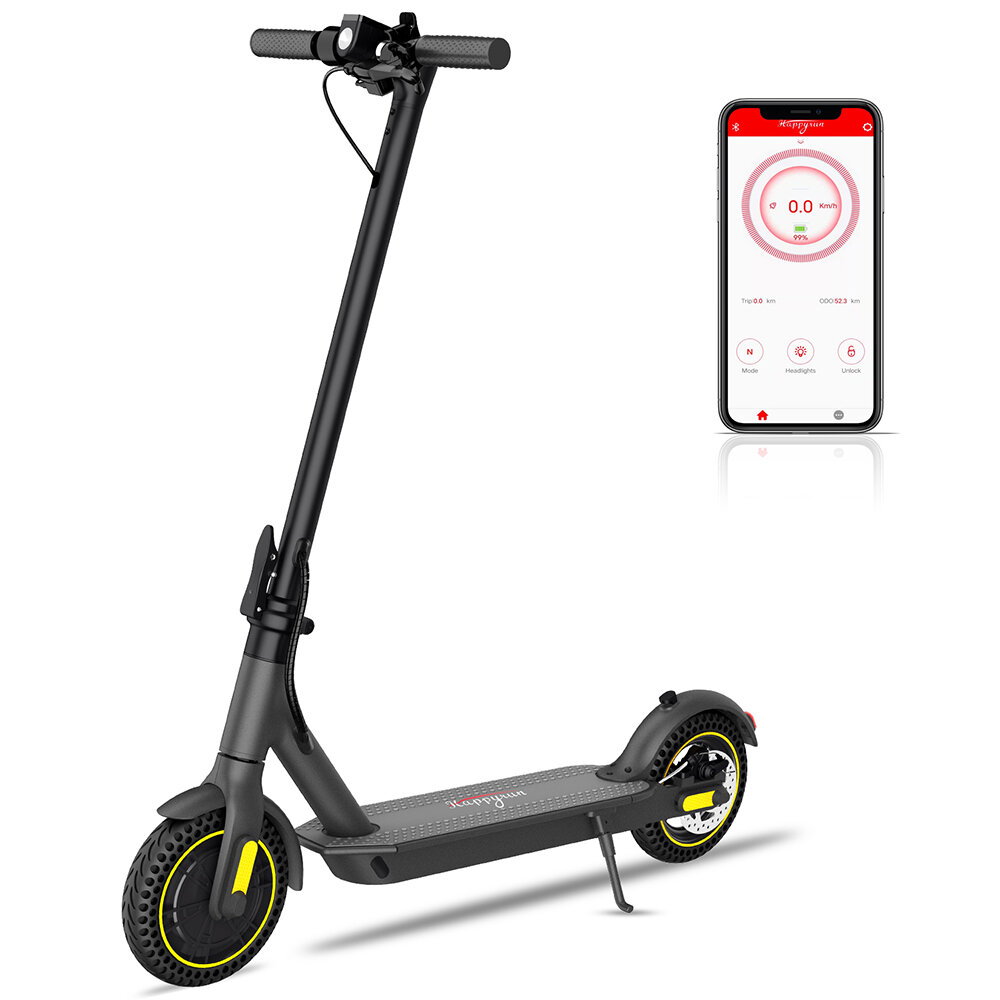 Image of [Ship To UK] Happyrun HR365MAX 104Ah 36V 350W Folding Electric Scooter 10inch 25km/h Top Speed 35km Mileage Range Max L