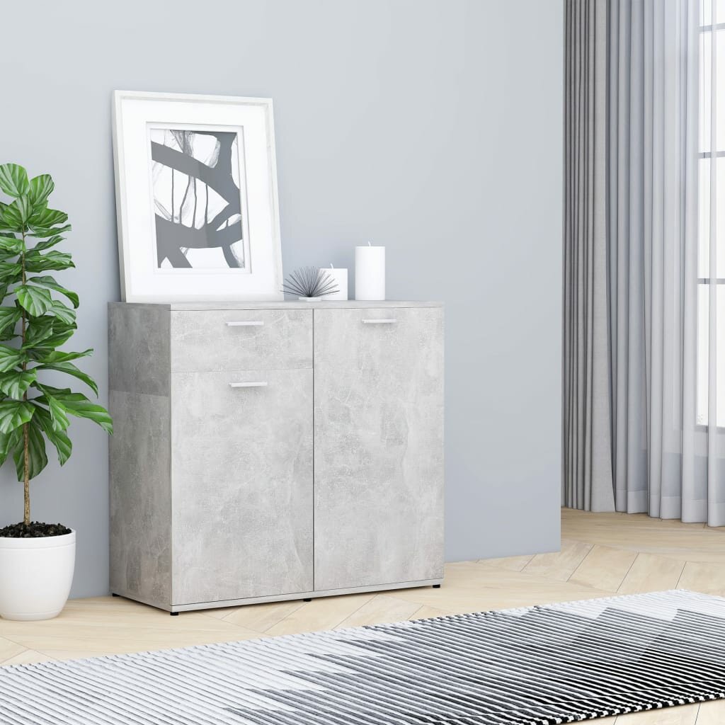 Image of Sideboard Concrete Gray 315"x141"x295" Chipboard