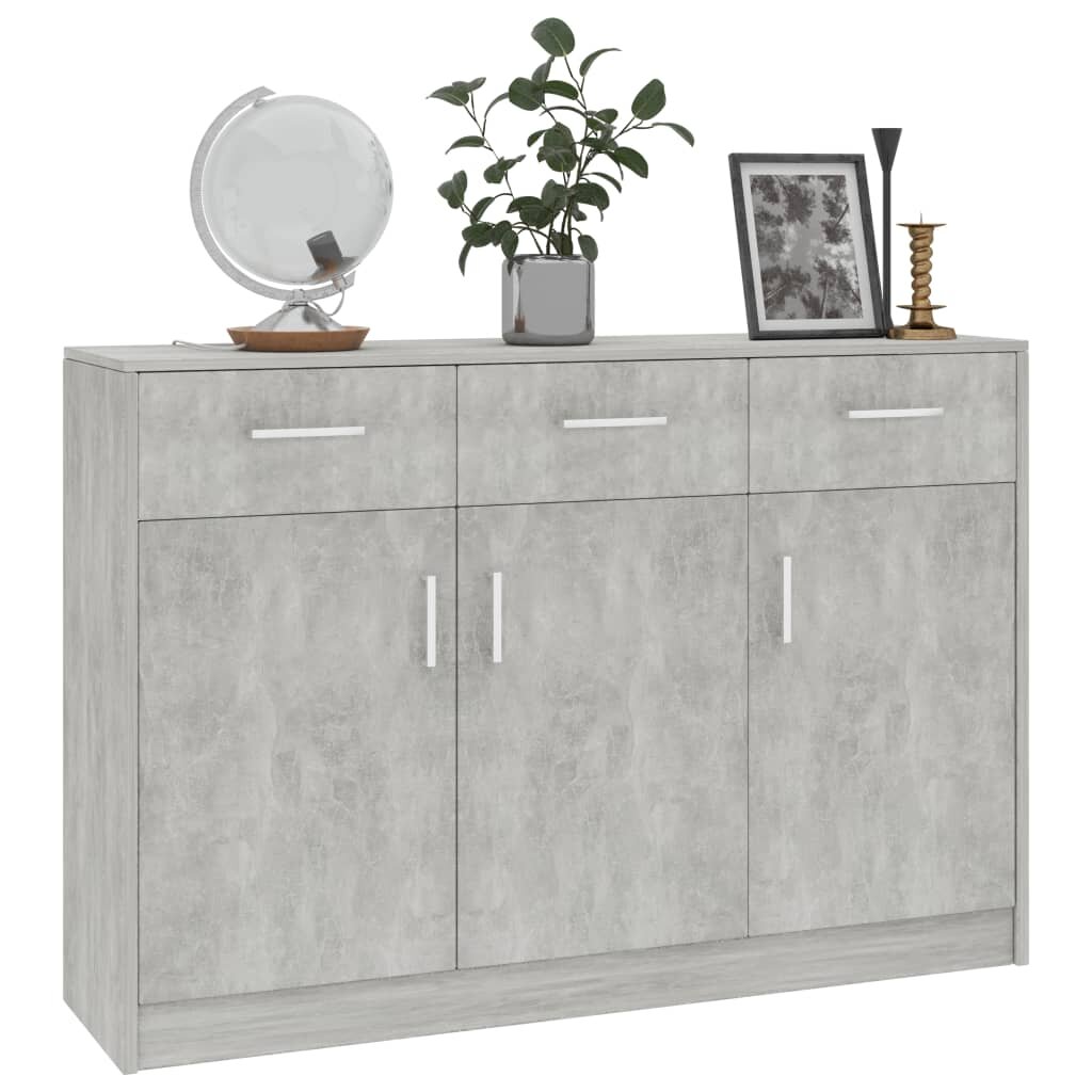 Image of Sideboard Concrete Gray 433"x134"x295" Chipboard
