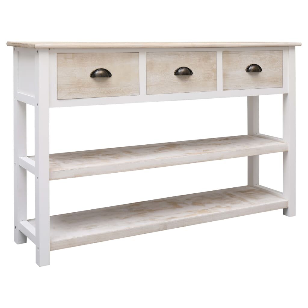 Image of Sideboard Natural and White 453"x118"x299" Wood