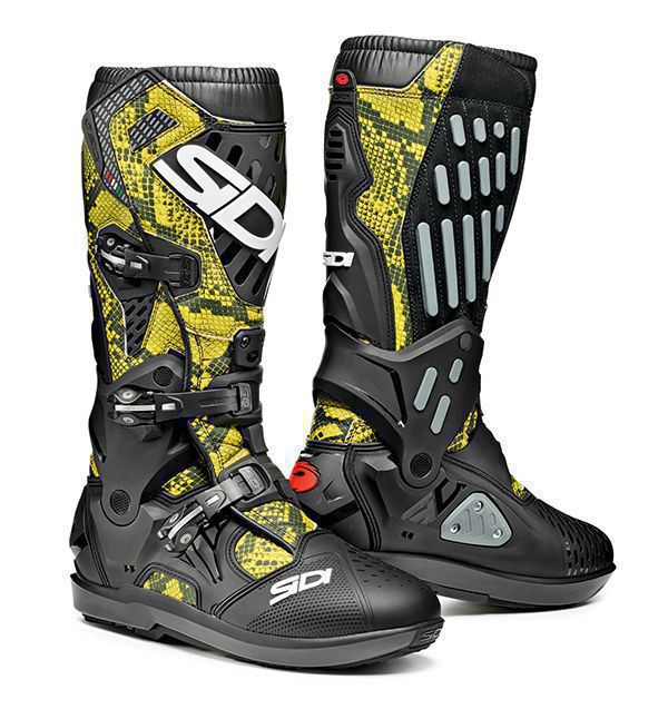 Image of Sidi Atojo SRS Lime Snake Noir Bottes Taille 40