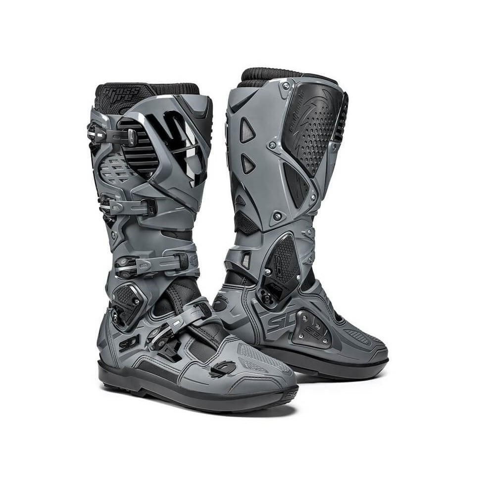 Image of Sidi Crossfire 3 SRS MX Boots Black Grey Limited Size 40 EN