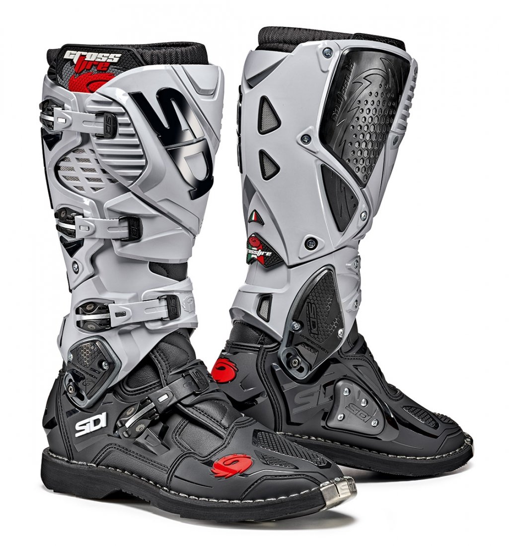 Image of Sidi Crossfire 3 Schwarz Ash Stiefel Größe 42