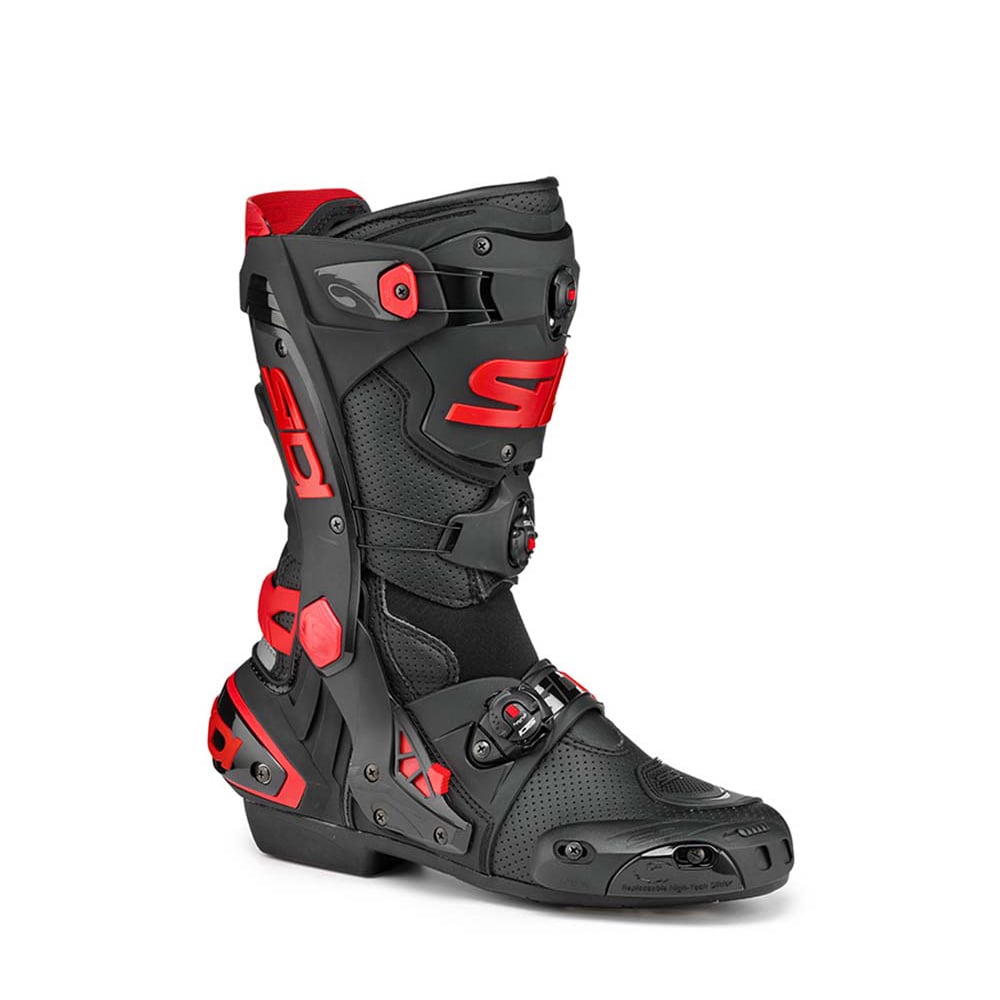 Image of Sidi Rex AIR Boots Black Red Size 45 ID 8017732592019