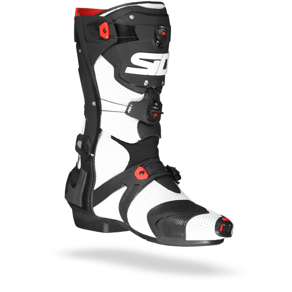 Image of Sidi Rex Air Blanc Noir Bottes Taille 42