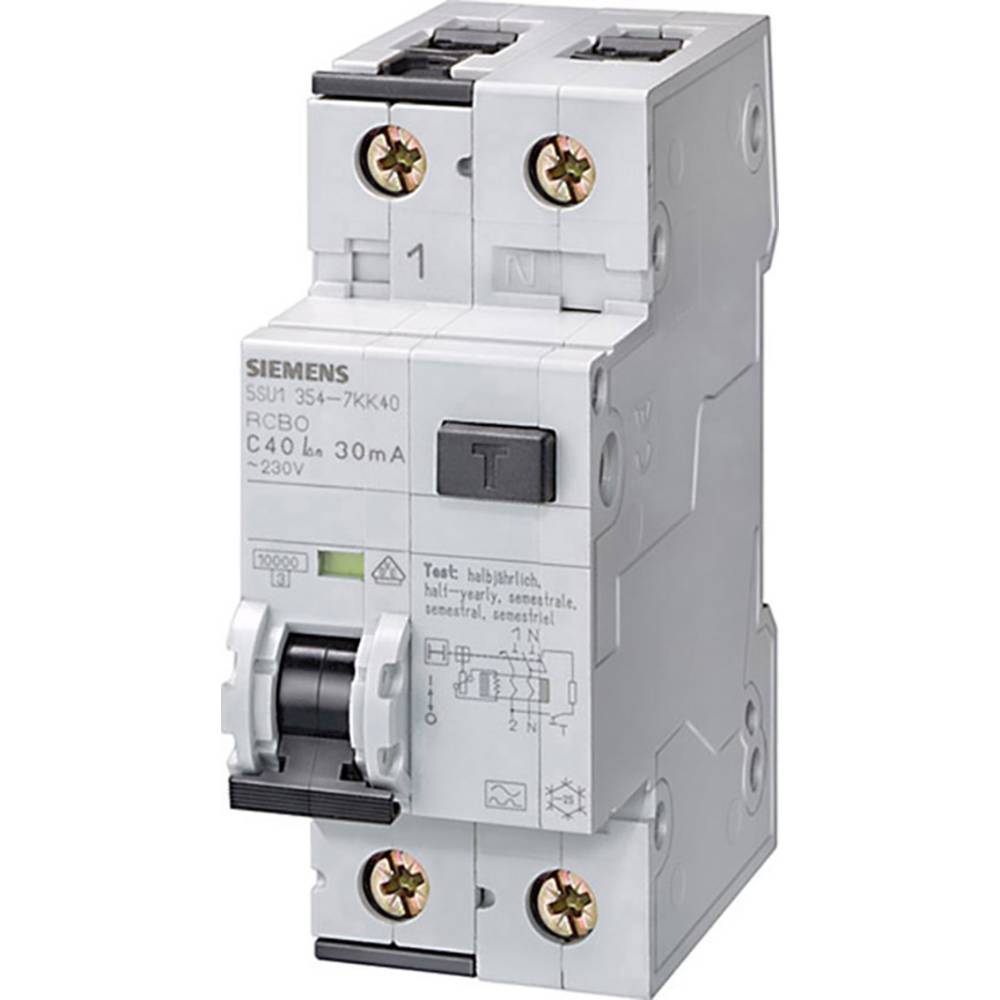 Image of Siemens 5SU11546KK16 RCBO 2-pin 16 A 001 A 230 V