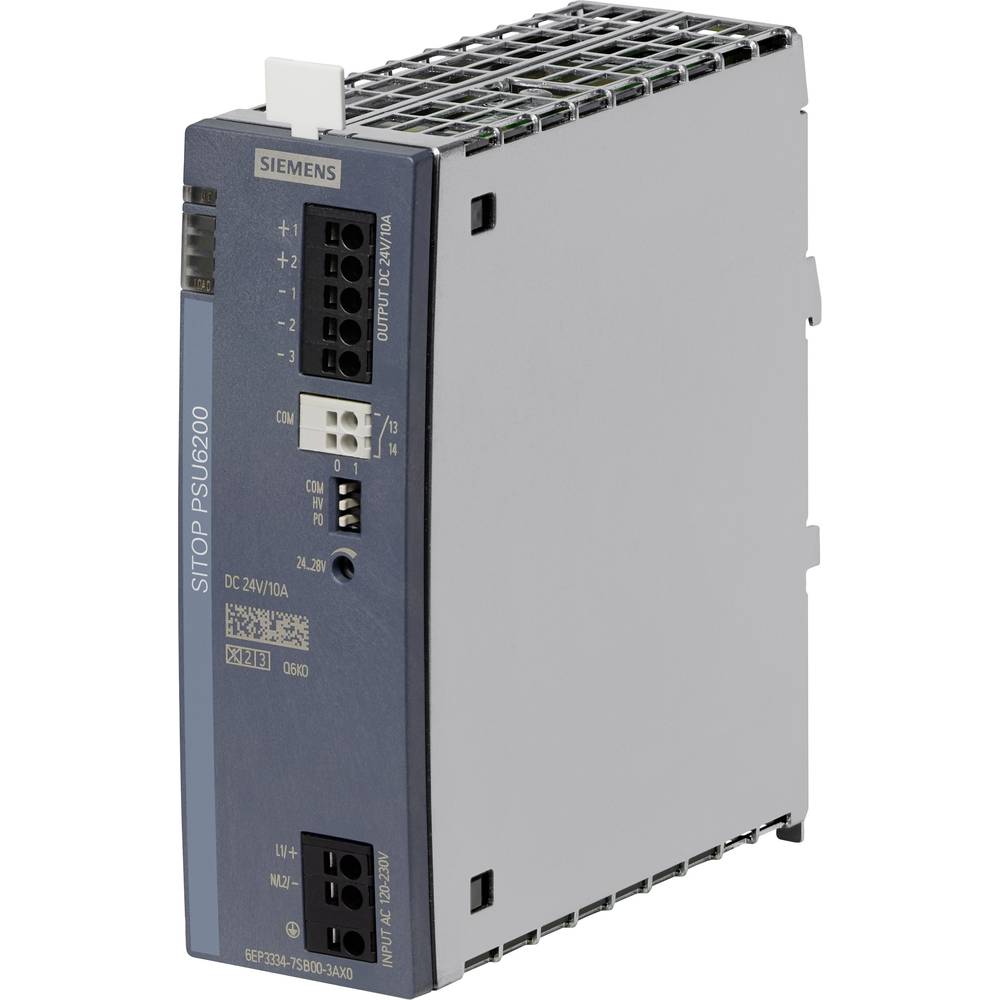 Image of Siemens 6EP3334-7SB00-3AX0 Power supply unit 24 V 10 A 240 W No of outputs:1 x Content 1 pc(s)