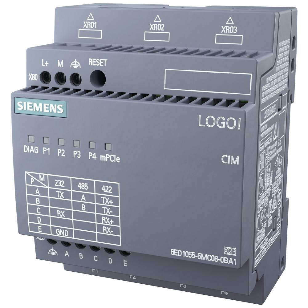 Image of Siemens LOGO! CIM PLC add-on module 24 V DC