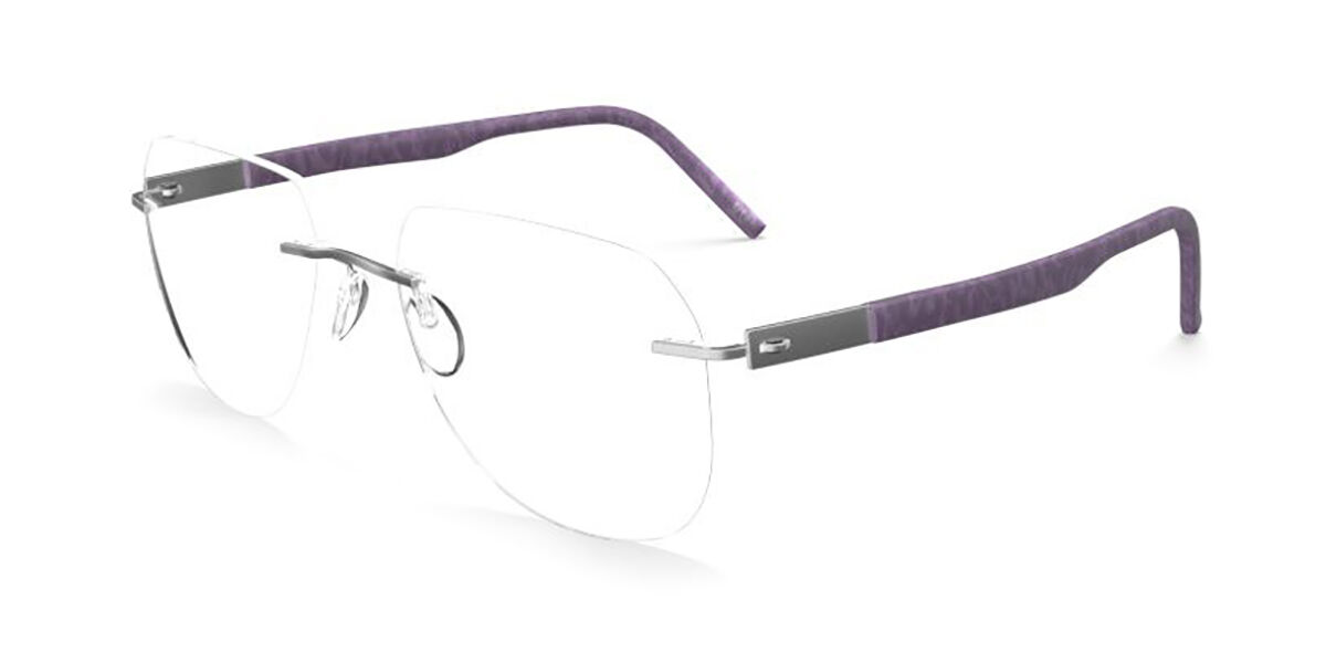 Image of Silhouette Identity 5535 7100 Óculos de Grau Purple Masculino BRLPT