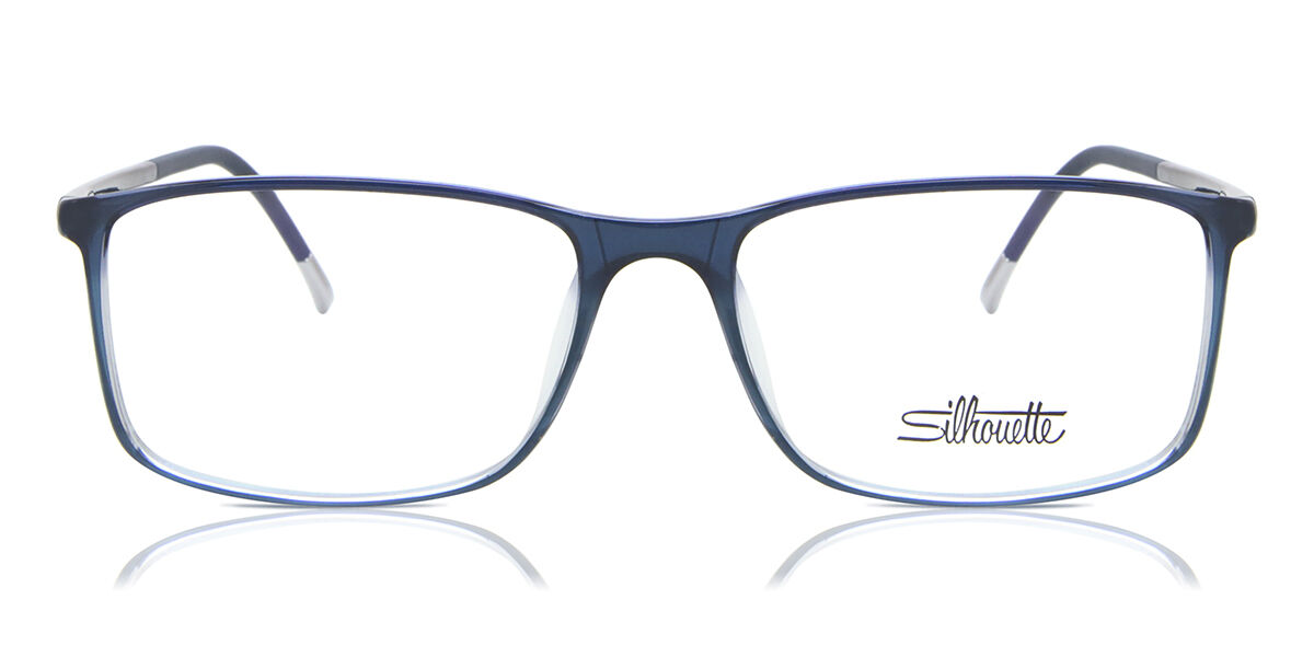 Image of Silhouette SPX Illusion 2934 4510 Óculos de Grau Azuis Masculino PRT
