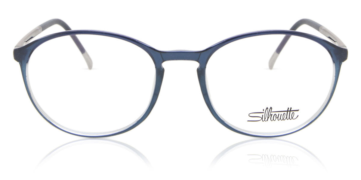 Image of Silhouette SPX Illusion 2940 4510 Óculos de Grau Azuis Masculino BRLPT