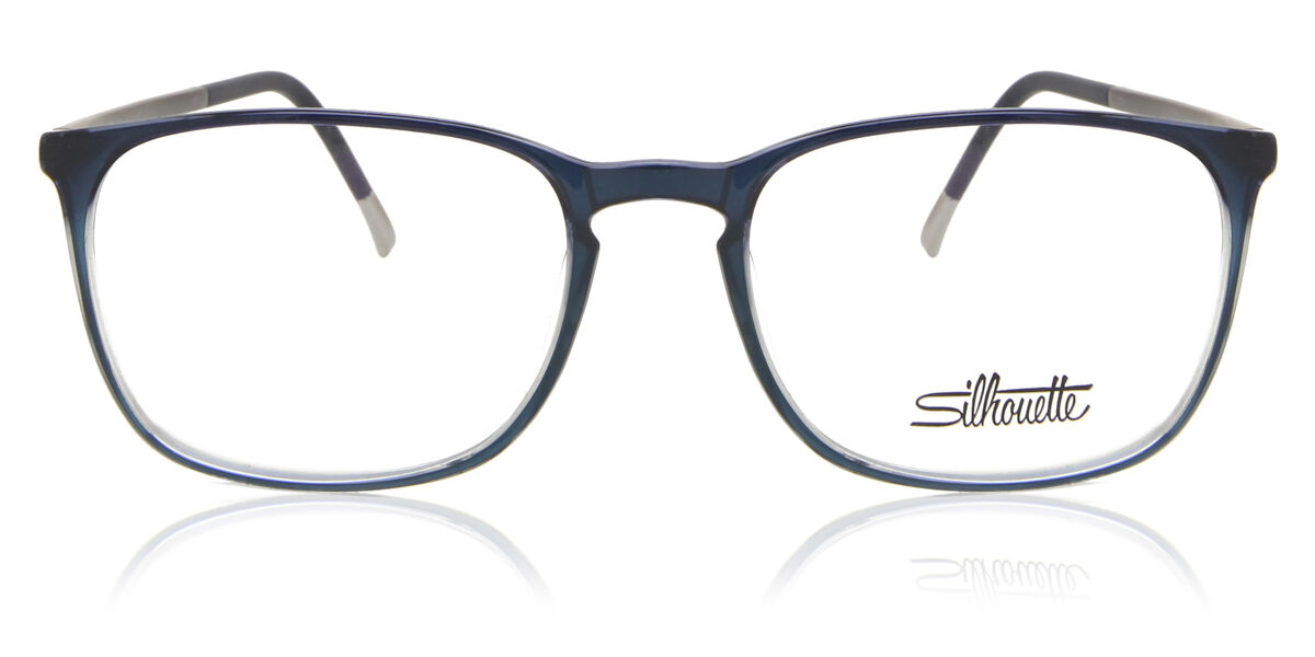 Image of Silhouette SPX Illusion 2943 4510 Óculos de Grau Azuis Masculino BRLPT