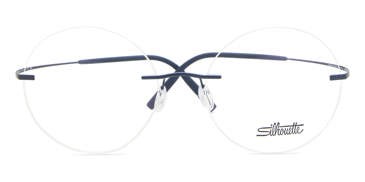 Image of Silhouette TMA - The Icon II 5541 4740 Óculos de Grau Azuis Masculino BRLPT