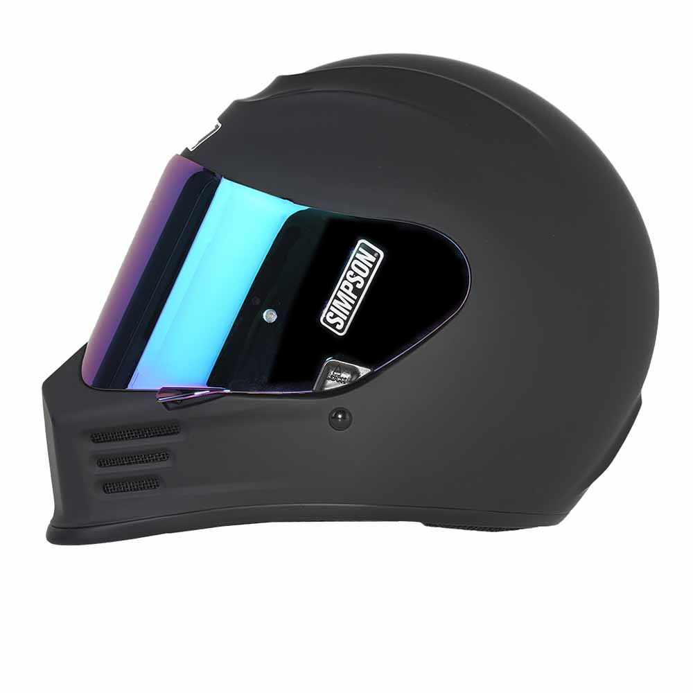 Image of Simpson ECE2206 Speed Matt Black Full Face Helmet Größe M
