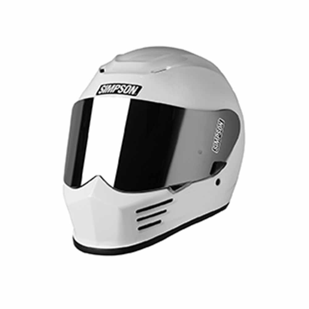 Image of Simpson ECE2206 Speed White Full Face Helmet Size 2XL ID 7640181139613