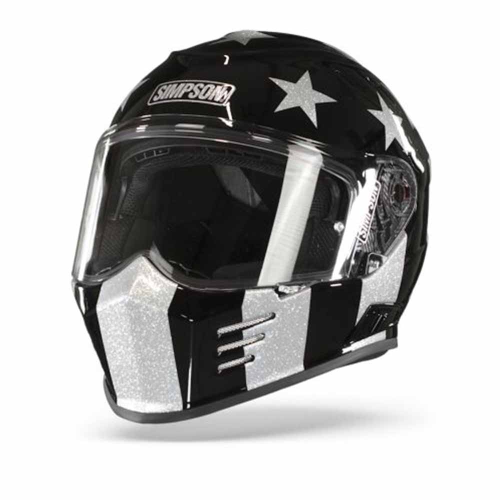 Image of Simpson Venom Stingrae ECE2206 Full Face Helmet Size XS EN