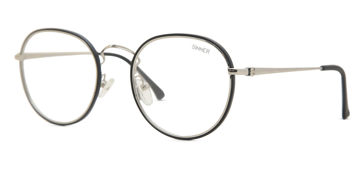 Image of Sinner Dex SIOP-731-10-07 Óculos de Grau Pretos Masculino PRT