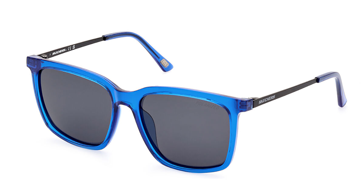 Image of Skechers SE6282 Polarized 90D 53 Lunettes De Soleil Homme Bleues FR