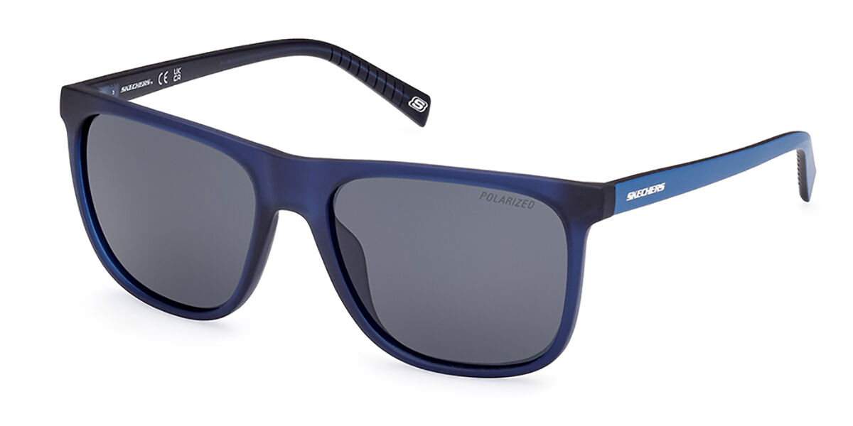 Image of Skechers SE6290 Polarized 90D 56 Lunettes De Soleil Homme Bleues FR