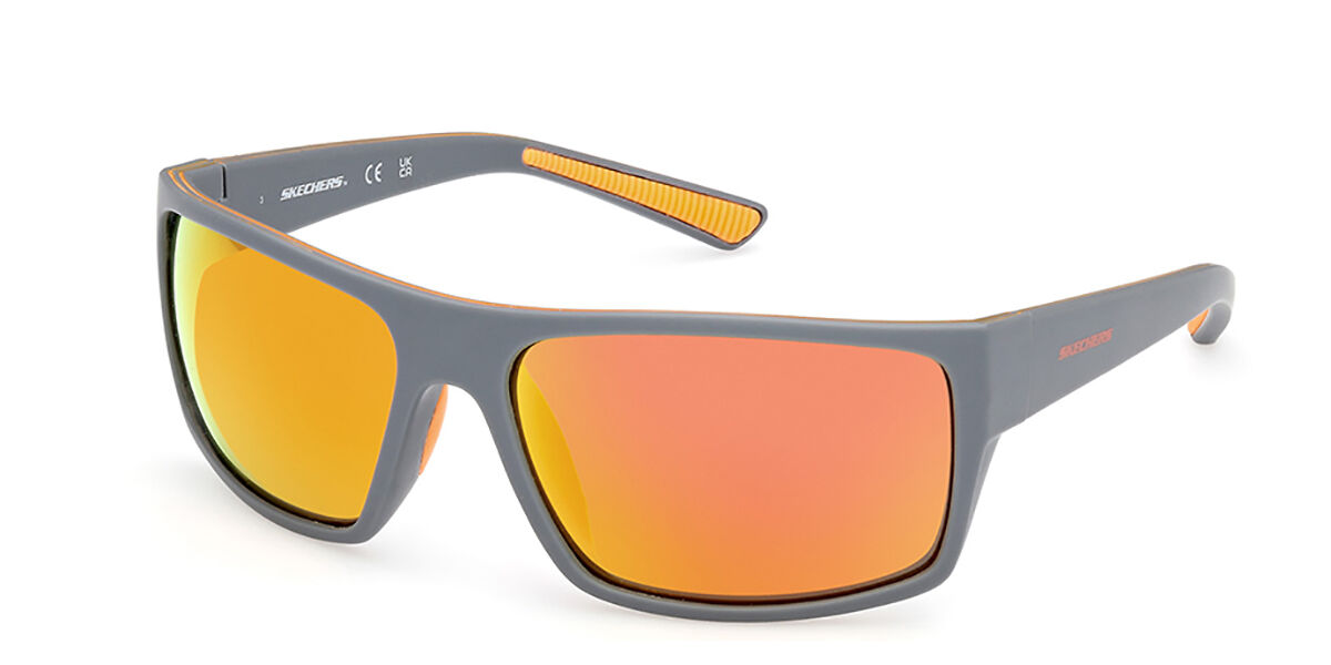 Image of Skechers SE6292 20U 63 Lunettes De Soleil Homme Grises FR