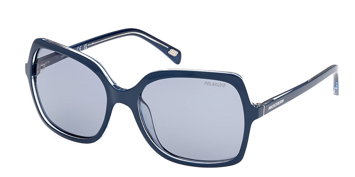 Image of Skechers SE6293 Polarized 90D Óculos de Sol Azuis Feminino PRT